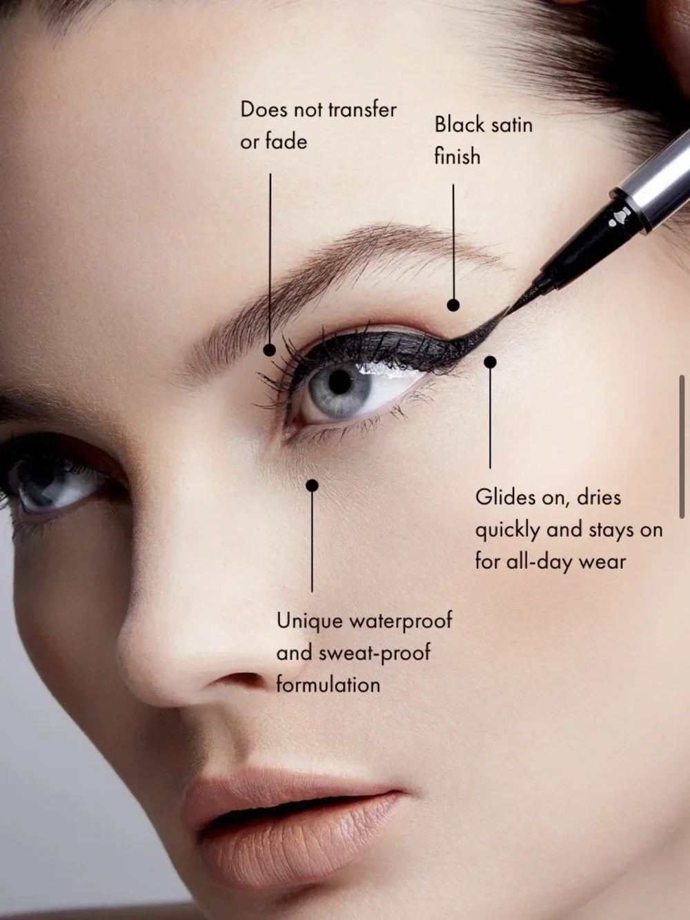 Uzo Blaque Liquide Eyeliner - Extra Fine Felt Tip Application